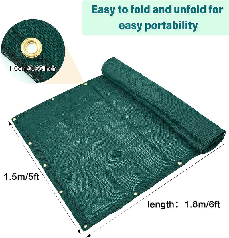 Vincreem Archery Backstop - Heavy Duty Reinforced Netting, Back Stop Net, Ideal for Outdoor Bow Arrow Practice, Target Shooting, and Home Range Use - Image 2